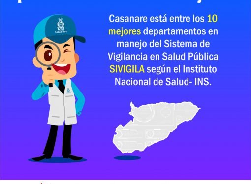INS anuncia que Casanare está entre los 10 mejores departamentos en manejo del SIVIGILA