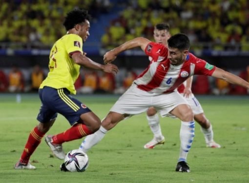 Colombia empata 0-0 con Paraguay y es cuarta en Eliminatorias