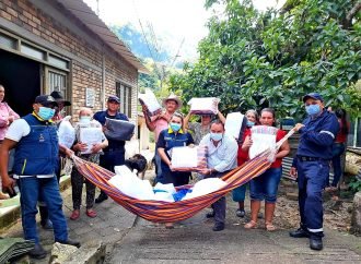 Ayuda humanitaria a últimas familias damnificadas por la lluvia y fuertes crecientes del río Recetoreño