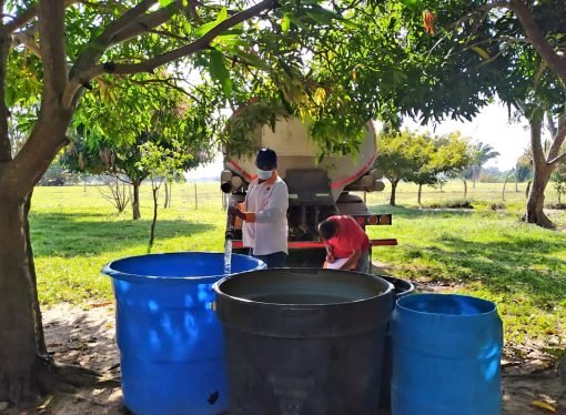 Casi 5 millones de litros de agua entregados durante el 2021