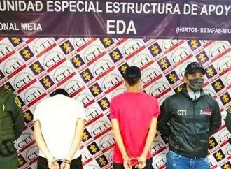 Desarticulada banda delincuencial “Los del Toro”, dedicados a la Extorsión en el Meta