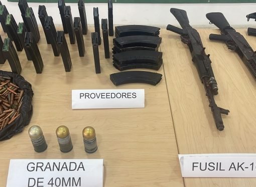 Hallado depósito de armas y municiones en Arauca