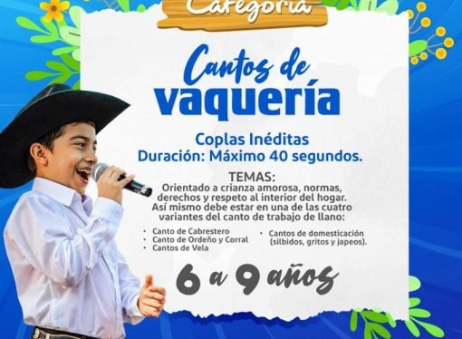 ‘La Voz Criollita’ concurso de canto infantil en Casanare