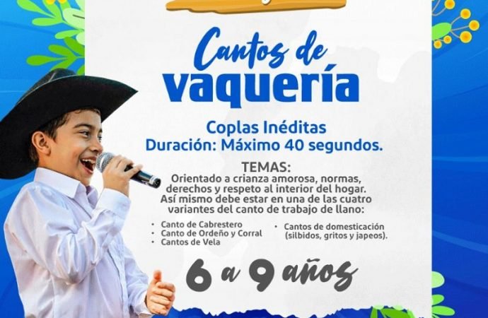 ‘La Voz Criollita’ concurso de canto infantil en Casanare