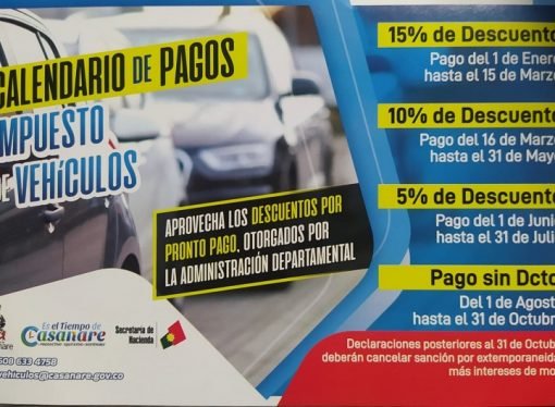 El próximo 31 de octubre vence el plazo para el pago del Impuesto Vehicular