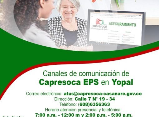Líneas de información Capresoca EPS
