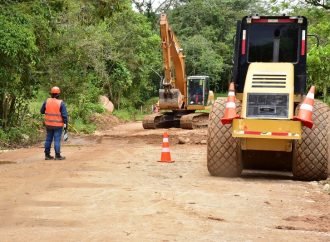 Pavimentación de vía terciaria en Aguazul