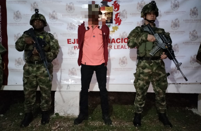 Capturado presunto sicario del ELN en Saravena, Arauca