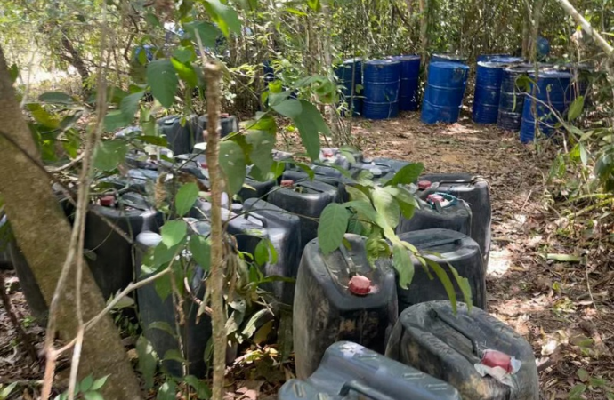 Destruido depósito ilegal para producir coca en Casanare