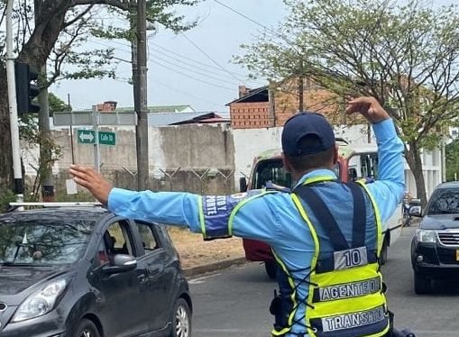 Agente de tránsito fue atropellado en Yopal