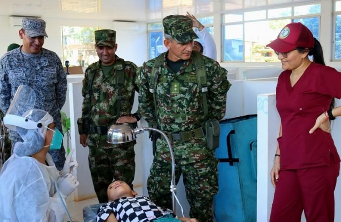 Fuerzas Militares llevaron atención medica a indígenas en el Vichada