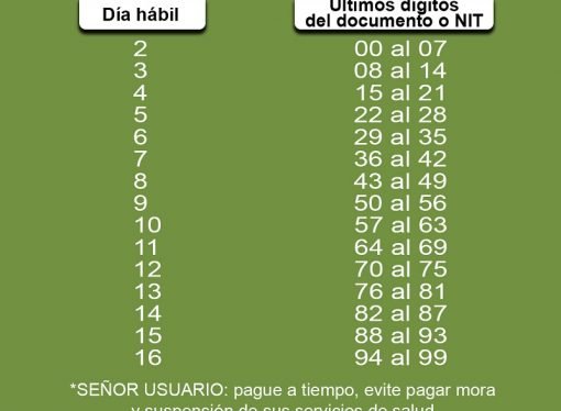 Plazos para el pago de su seguridad social