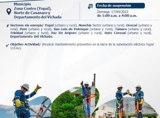 Enerca anuncia cortes de energía