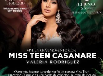 Con reina de lujo Casanare busca ganar su primera corona en el Miss Teen Universe Colombia.