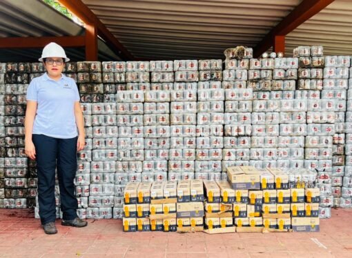 Gobernación realizó destrucción de más de 12 mil unidades de productos ilegales aprehendidos en 2023